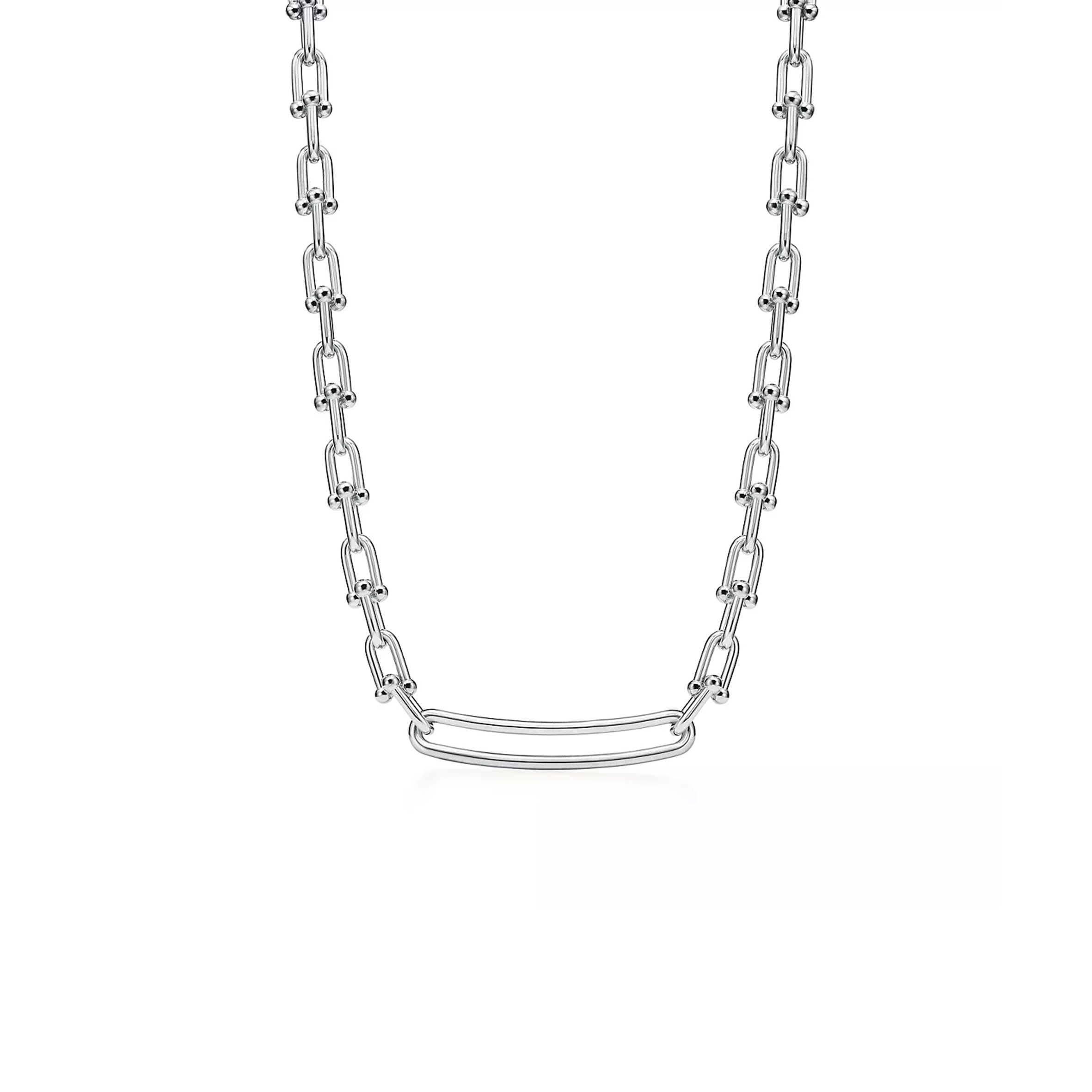 TIFFANY HARDWEAR ELONGATED LINK NECKLACE 63357898